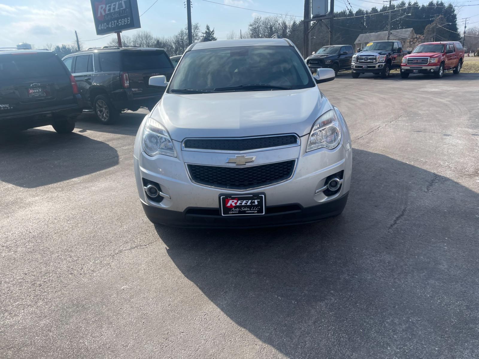 2013 Silver /Black Chevrolet Equinox 2LT 2WD (2GNALPEK5D6) with an 2.4L I4 DOHC 16V engine, 6-Speed Automatic transmission, located at 11115 Chardon Rd. , Chardon, OH, 44024, (440) 214-9705, 41.580246, -81.241943 - This 2013 Chevrolet Equinox 2LT FWD with the 2.4L EcoTec engine pairs fuel efficiency with comfort and technology. It comes equipped with a 6-speed automatic transmission assuring smooth transitions and features heated seats for added comfort during colder months. The automatic climate control syste - Photo #1